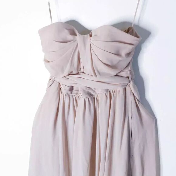 NWT Birdy Grey Dress CHICKY CONVERTIBLE DRESS Formal Pale Blush XL Formal - Picture 2 of 11